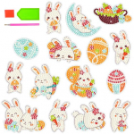 1 komplekt Teemantmaali kleebis Tee ise Teemantmaali K&uuml;&uuml;likumustriga kleebiste k&auml;sit&ouml;&ouml;komplekt kunstikaunistuseks