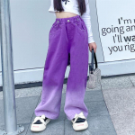 Teksad T&uuml;drukud Mood roosad laiad p&uuml;ksid Lasteriided Kevad-s&uuml;gis t&auml;navar&otilde;ivad p&uuml;ksid 120cm lilla