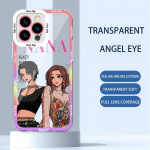 Bixin Beauty l&auml;bipaistev pehme &uuml;mbris Apple 15 Plus, 13 Mini Max, 7, XR jaoks &ndash; Anime disain, kukkumisvastane kaitse 6