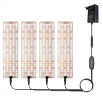 T&auml;isspektriga LED taimekasvatusvalgusti tahvli lisavalgusti toataimede seemikute kasvatamiseks One Drag Four EU Plug Cold Light