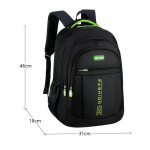 &Otilde;pilase koolikott suure mahutavusega vaba aja reisi arvutiseljakott roheline