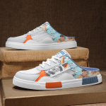 Suur suurus 47 Luksuslikud meeste poolpapud sandaalid Mugavad vabaajajalatsid Meeste moesneakerid Anime Cosplay Meeste sussid Slaidid Jalatsid 44 valge