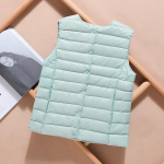 Naiste &uuml;likerge sulevest, &uuml;herealine varrukateta naiste pardi sulevest jakk, polsterdatud soe jope 2XL helesinine v&auml;rv