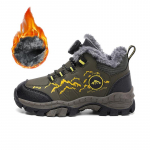 Talvised laste libisemisvastased kulumiskindlad sametist soojad matkajalatsid puuvillased jalan&otilde;ud lumesaapad spordi- ja vabaajajalatsid 39 armee roheline v&auml;rv