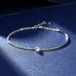 Viieharuline t&auml;ht Kahekihiline k&auml;ev&otilde;ru Naiselik S999 Prooviga H&otilde;be Lihtne Ins K&uuml;lm Tuul Poolk&auml;ev&otilde;ru Teemantidega Kaunistatud Kerge Luksus K&auml;ev&otilde;ru 999