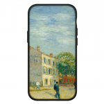 &Uuml;mbris iPhone 15 14 Xiaomi Redmi Note 13 12 11 Pro Max X 8 7 9 XR Samsung Galaxy S24 S23 OPPO A15 Huawei jaoks, mustriline T&auml;hine &ouml;&ouml; Van Gogh telefoni&uuml;mbris for OPPO A12 boolus
