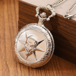 1 tk Fashion Classic meeste k&auml;ekellad kvartsist kaelakeega ripatsiga taskukell meestele, ideaalne valik kingituseks