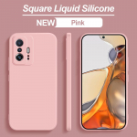 Square Liquid Silikoonist telefoni&uuml;mbrised Xiaomi Mi 11 Mi11 T 11t Mi11t Pro Ultra Lite 5g pehme &uuml;mbris Xiaomi 11t Pro jaoks tagakaas Mi 11T Pro