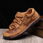 Mugavad nahast meeste kingad Vabaaja slip-on meeste mokassiinid Qlity l&otilde;hestatud nahast kingad Meeste korterkingad Kuumim m&uuml;&uuml;k Mokassiinid Luksuslikud kingad 45 brown