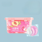 Tugeva plekieemaldamise ja kauakestva l&otilde;hnaga pesuhelmed, kolm &uuml;hes pesupall