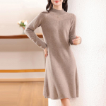 Naiste ka&scaron;miirkleit Qinghe ka&scaron;miir 30% ka&scaron;miir 70% vill s&uuml;gis-talvine ka&scaron;miir seelik pehme ja soe XXL pruun