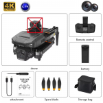 Uus P20 Drone 4K professionaalne aerofotograafia ESC HD 3 kaamerad harjadeta GPS positsioneerimine laser takistuste v&auml;ltimine RC Quadcopter 4KM m&auml;nguasja kingitus NO Obstacle 1 Battery