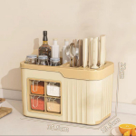 K&ouml;&ouml;gi maitseaineriiul plastp&otilde;randale v&uuml;rtside hoiustamisriiul Multifunktsionaalne noarest &Otilde;li- ja soolakaste ja &auml;&auml;dikas hoiuriiulid S sinine