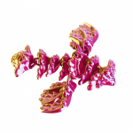 3D-prinditud draakon 3D-prinditud liigendkristalldraakon m&auml;nguasi t&auml;iskasvanutele lastele m&auml;nguasjad m&otilde;istatusdraakon One Size lilla