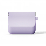 Silikoonist k&otilde;rvaklappide organiseerija Juhtmega k&otilde;rvaklappide &uuml;mbris, kaasaskantava andmekaabli &uuml;mbris, silikoonist m&uuml;ndikoti kott Vahetushoidik roosa