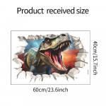 Hole Dinosaurus Laste Magamistoa Kodu seina kaunistamine Seinakleebised Isekleepuvad saab eemaldada 40*60CM/fun-e40