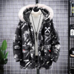 Suures suuruses 12XL Talvine suur vabaaja must kapuutsiga vabaaja Parka Cotton Plus Fat Cotton mantel 12XL must