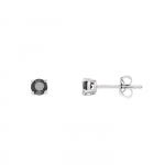 LOVA LOLA VAN DER KEEN - Must Solitaire k&otilde;rvar&otilde;ngad - Prestiižid ehted - S&uuml;nteetiline teemant - 925 Sterling Silver