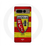 Coque Maniacase pour Google Pixel 7 Pro rcl lens original jaune et rouge