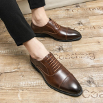 Meeste Derbys Kingad Formaalne &Auml;rikingad Mehed Mustad Brogues Smoking Pulma Bleiserid Sadulkingad Suur Suurus EU: 38 must