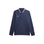 Adidas Originals triibulise kraega pikkade varrukatega polos&auml;rk meestele &uuml;laosad Tume-sinine IN6759 XS