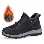 Talvised lumesaapad Meeste vabaaja libisemine Poolsaapad Soe karusnahk Mugavad tossud Libisemiskindlad Botas Meeste kingad Zapatos Hombre2024 35 must