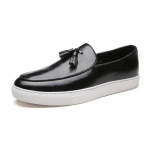 Moodsad Itaalia Meeste Vabaajajalatsid Suvised Nahast Mokassiinid Kontorikingad Meestele S&otilde;idukingad Mokassiinid Mugavad Slip-on Peo Moodsad Kingad Mehed 38 must