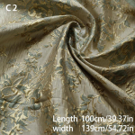 Luksuslik kootud žakaarmustriga lilledega reljeefne mullkangas Pehme Elegantne Mood 3D Tekstuuriga Kangas DIY &Otilde;mblemiseks Kleit Polsterdus 1M