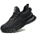 Moodsad Kerged Turvajalatsid T&ouml;&ouml;tennised Meestele Torkekindlad Kaitsejalatsid Hingavad Terasnina Jalatsid Turvasaapad Libisemiskindlad 41 must