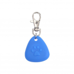 Lemmiklooma &ouml;&ouml;sel jalutamise turvavalgusti ripats koerakutsikas LED silikoonkolmnurk helendav kaelarihm vilkuv ripats &otilde;ues matkaseljakoti koti tuled punane