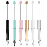 12 tk Bead Eternal Pencils Helmestega pliiats Inkless Pencil Plastic Everlasting Pliiatsid Infinity korduvkasutatav pliiats lastele