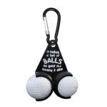 Golfipallihoidja Naljakas Golfipalliriiul ja -jaotur karabiinkinnitusega Kaasaskantav Golfipall C