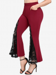 Rosegal Plus Size lillelised pitsitaskud Ketid Punutud p&uuml;ksid L s&uuml;gav/punane