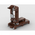 Keskaegne piiramisloss Ballista relv MOC DIY valgustusplokk klotsid &Uuml;hilduv Kokkupandavate Osakestega