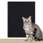 Diivani kaitse kleebis: M&ouml;&ouml;bli ja seinte jaoks sobiva suurusega isekleepuv kangast kasside kriimustuslapp. 100CM*40CM*4MM must