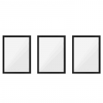 3 t&uuml;kki teemantkunsti raami magnetiline pildiraam 30 * 40 cm pildiraam Teemantmaali kontori fotoekraan must