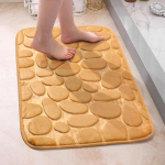 Vannivaibade matt Vannitoa p&otilde;randamattide komplekt Memory Foam Vannimatt Libisemiskindel pestav vaip 390MMx600MM