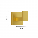 Harjatud kullaga riistvara komplekt Vannitoa riiul k&auml;ter&auml;tikuivati, hommikumantel konks WC-paberi rulli hoidja must vannitoatarvikute komplektid 4 tk