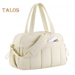 Suure veekindla PVC-taskuga reisikott m&auml;rja ja kuiva eraldusv&otilde;imega hoiustamise jaoks k&auml;epideme ja &otilde;larihmaga j&otilde;usaalikott 5 v&auml;listaskut, kaasaskantav kott roosa