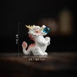 1 tk &Otilde;nnelik Draakon M&auml;ngib Helmestega Keraamilised Draakoni Kaunistused &Otilde;nne Kutsuv Zodiaagi Maskott Kodu Elutoa Sissep&auml;&auml;su Kaunistused