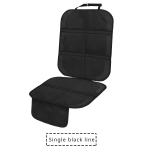 Autotarvikud istmekatte kaitse lastele Universaalsed auto tagaistmekatted padjakaitse jala auto padi punane