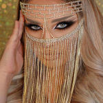 India tutiloormask n&auml;ole Naised Rhinestone n&auml;omaskid Masquerade tantsupeol banketi kaunistamine n&auml;o aksessuaarid Ehted