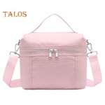 Isoleeritud s&ouml;&ouml;gikott t&auml;iskasvanutele Kerge nailonist veekindel s&ouml;&ouml;gikarp koos eemaldatava rihmaga termokambriga kahekordse lukuga l&otilde;unakott t&ouml;&ouml;piknikule telkimiseks beež