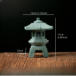 Zen Pagoda Latern Garden ausammas, sees ja v&auml;ljas, Aasia sisekujundus maastikulisele r&otilde;dule, aed, sise&otilde;u, veranda &otilde;u, kunstidekoratsioon