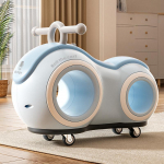 Lastele m&otilde;eldud tasakaaluliikur, &uuml;limalt kandev&otilde;imeline ABS Kids liigutav autom&auml;nguasi muusika ja valgusega Armsad multifilmid maap&auml;hkliauto m&auml;nguasi kingitused poistele, t&uuml;drukutele kollane