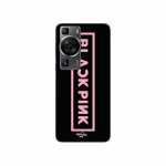 Coque Huawei P60 Blackpink VIP Tickets Blackpink logo Front noir Maniacase