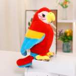 25 cm armas multikas linnusimulatsioon v&auml;rviline papagoi pl&uuml;&uuml;sist m&auml;nguasi, t&auml;idisega nukud Pehmed loomanukud kingitus lastele kaunistuseks 25cm