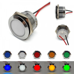 2 szt Lampka kontrolna deski rozdzielczej LED kolory 22mm, Off-Road