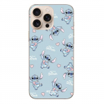 Coque - Maniacase - Iphone 16 Pro Max - Stitch love coeur - Souple - Noir/Rose