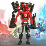 Skibidi tualett 3.0 Titaan Kellamees Ehitusklots Lastele Titaan Kaameramees R&auml;&auml;kivmees Kokkupandavad Klotsid M&auml;nguasjad Poistele Kingitus Lihav&otilde;tte M&auml;nguasjad